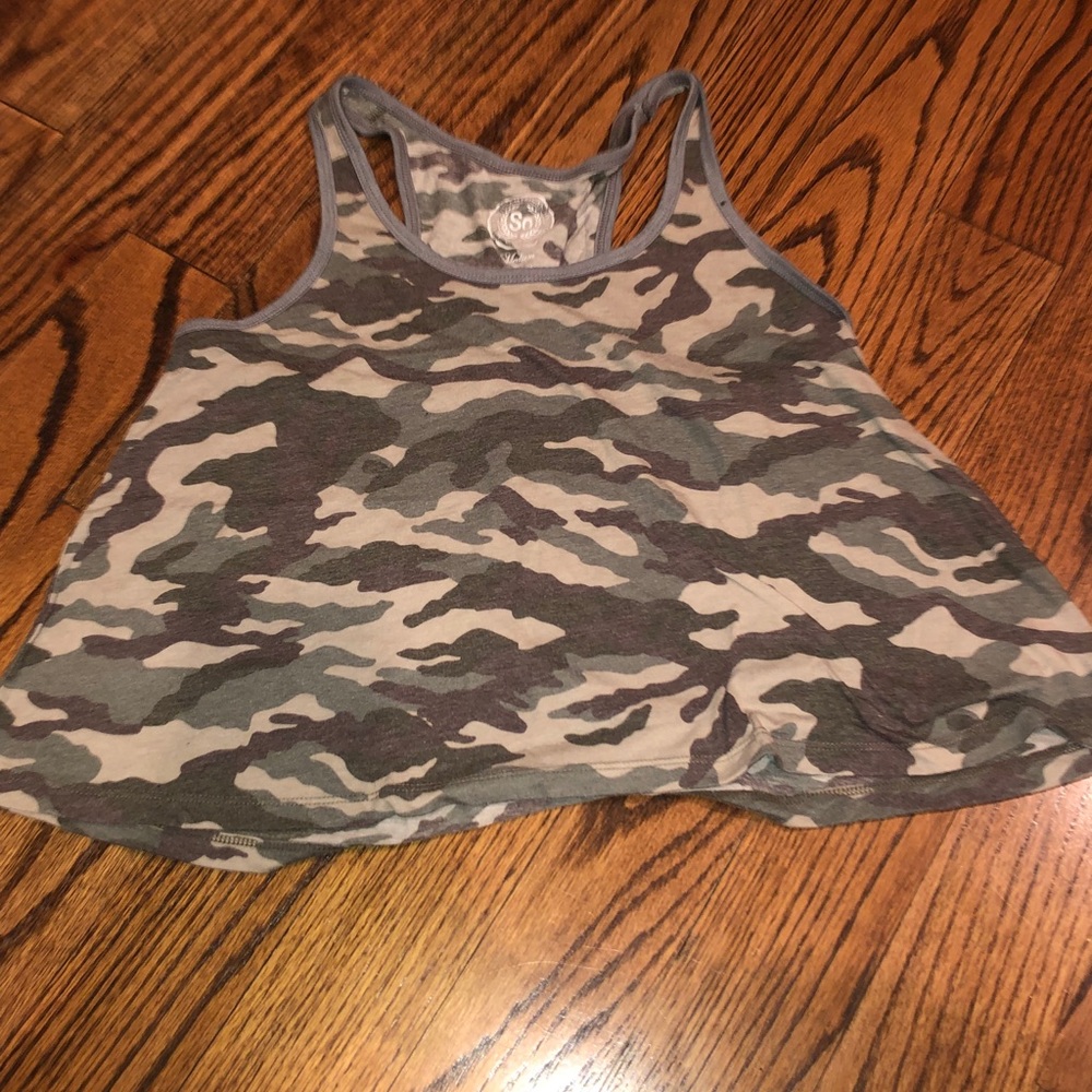 Camo tank top